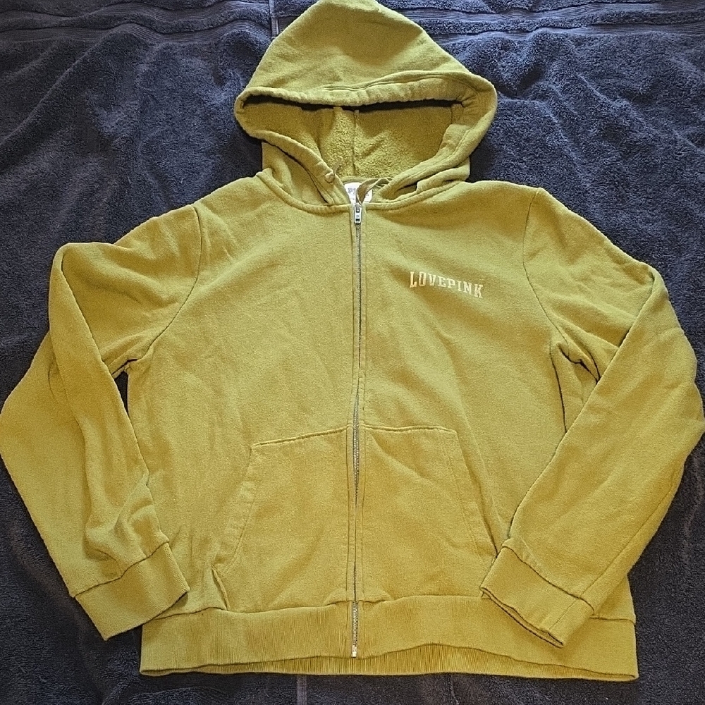 VS PINK Olive Green Hoodie
